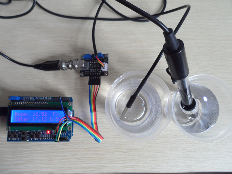 Arduino 液體 PH 酸鹼值檢測套件