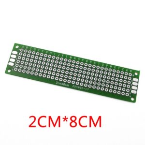 2x8cm PCB 玻璃纖維電路板 洞洞板 雙面 2*8公分 電路板 PCB 玻璃纖維 雙面鍍錫 雙面噴錫