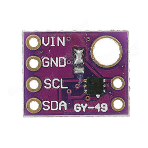 GY-49 MAX44009環境光傳感器模塊，適用於Arduino，具有I2C IIC輸出，最低功耗1.7V-3.6V