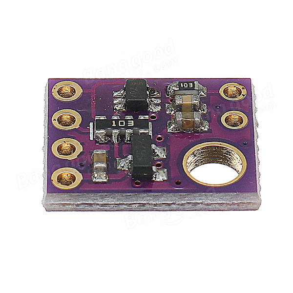 GY-49 MAX44009環境光傳感器模塊，適用於Arduino，具有I2C IIC輸出，最低功耗1.7V-3.6V