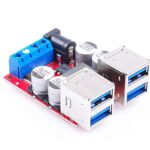 DC 電源降壓模組 8-35V 降壓 5V 8A 4路USB 輸出