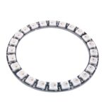 24位 WS2812 5050 RGB LED 全彩驅動環形彩燈開發板 NeoPixel Stick 副廠