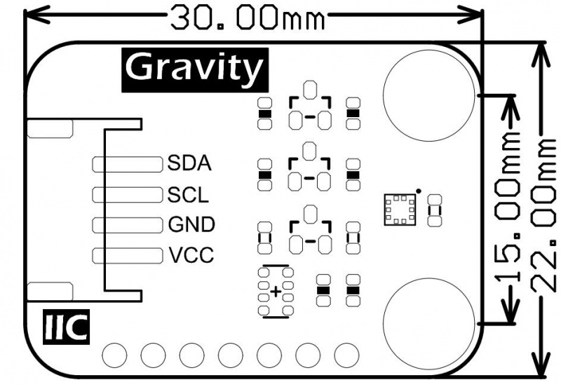 Gravity BMP388 氣壓感測器模組