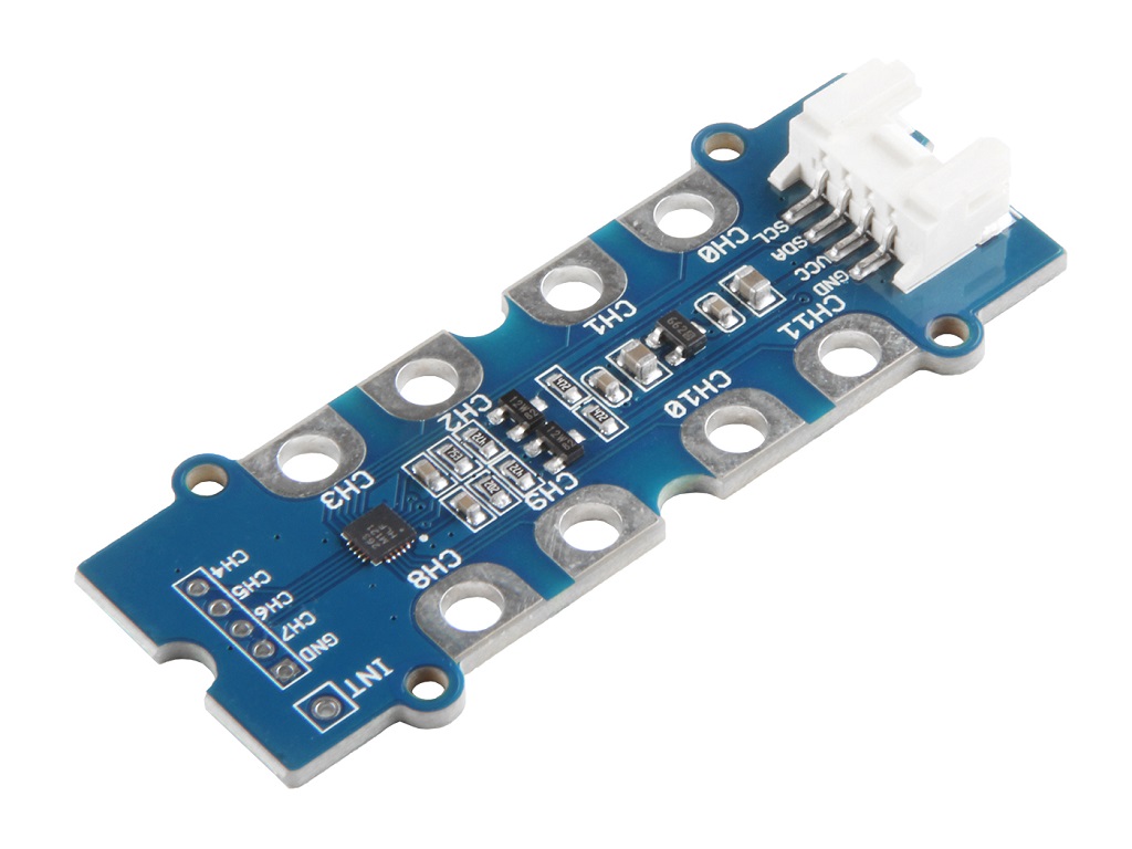 Grove - 12 鍵 電容式 I2C MPR121 觸摸感測器模組