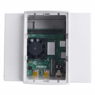 樹莓派 Raspberry Pi 4 Module B 專用 DIN 導軌工控機箱盒
