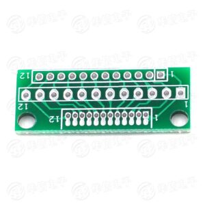 PCB 轉接板 1.27MM 2.0MM 2.54MM 12 針 36孔  ( 5 片一組)