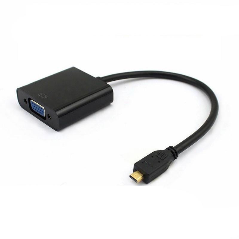 【飆機器人】樹莓派Raspberry Pi 4B Micro HDMI轉VGA轉接頭 (帶音頻)