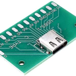 TYPE-C 母頭測試板 USB 3.1帶PCB板24P母座連接器轉接板