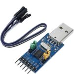 CH341T 多功能模組 USB 轉 IIC UART USB 轉 TTL 模組 3V 5V 可切換