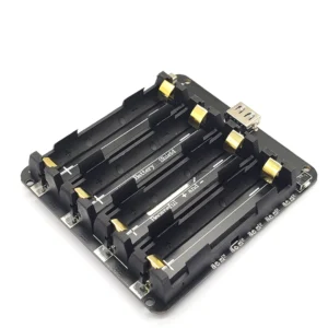 4路18650鋰電池擴展板  V8移動電源貼片插件電池座 USB插口