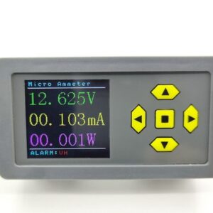µA 微安直流 DC 彩屏數顯高精度電壓電流表頭 支持 RS485MODBUS 採集與報警輸出