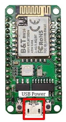 USB Power of BW16