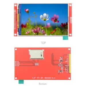 4.0 吋 480X320 觸控 TFT-LCD 模組 ST7796S 驅動 SPI Arduino & ESP32 可用