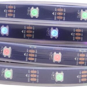 5V 60燈 RGB WS2812 防水型矽膠軟式燈條 支援 Arduino & ESP32 開發