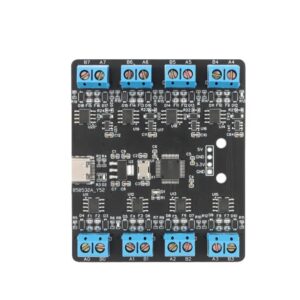 USB 轉 8路 RS485串口集線器模組  Type-C 轉 8個 RS485 端口 PCB 模組