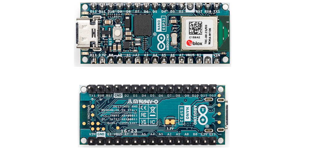 Arduino Nano ESP32 微控制器板概述
