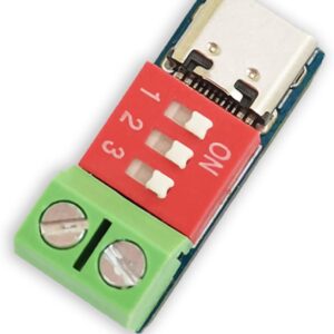 PDSink PD誘騙模USB 模組​​ TypeC 電源變更模組 5V-20V 可調測試板電子