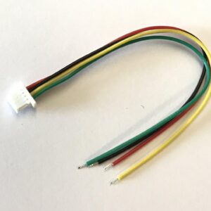 SH1.0mm 4P 28AWG 單頭電子端子線長 10CM 連接線  5 條一包 相容 QWIIC