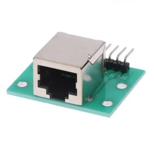 RJ45 網路連接埠轉接器（水平插座）PCB 板套件