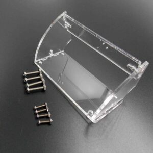 外殼 LCD1602顯示液晶螢幕外殼 透明壓克力外殼保護殼 斜可視角度