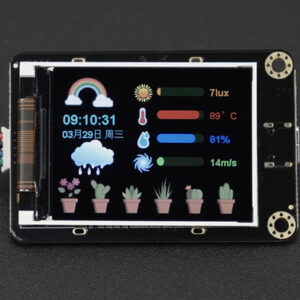 Gravity: 2.0 吋 IPS 彩色 SPI 顯示器，支援 I2C & UART（支援 micro 及 MakeCode 圖形化編程）