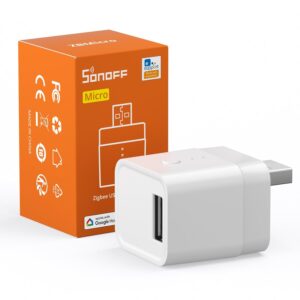 SONOFF Zigbee 智慧型 USB 插座,5-22V DC 插座定時智慧開關 具備中繼器功能